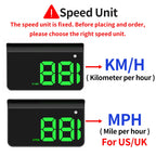 Universal GPS HUD Speedometer with Auto Brightness