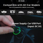 Universal GPS HUD Speedometer with Auto Brightness