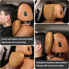 Memory Foam Headrest Pillow for Long Drives