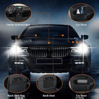 Leakproof Car Trash Can with Lid + Refill Bags