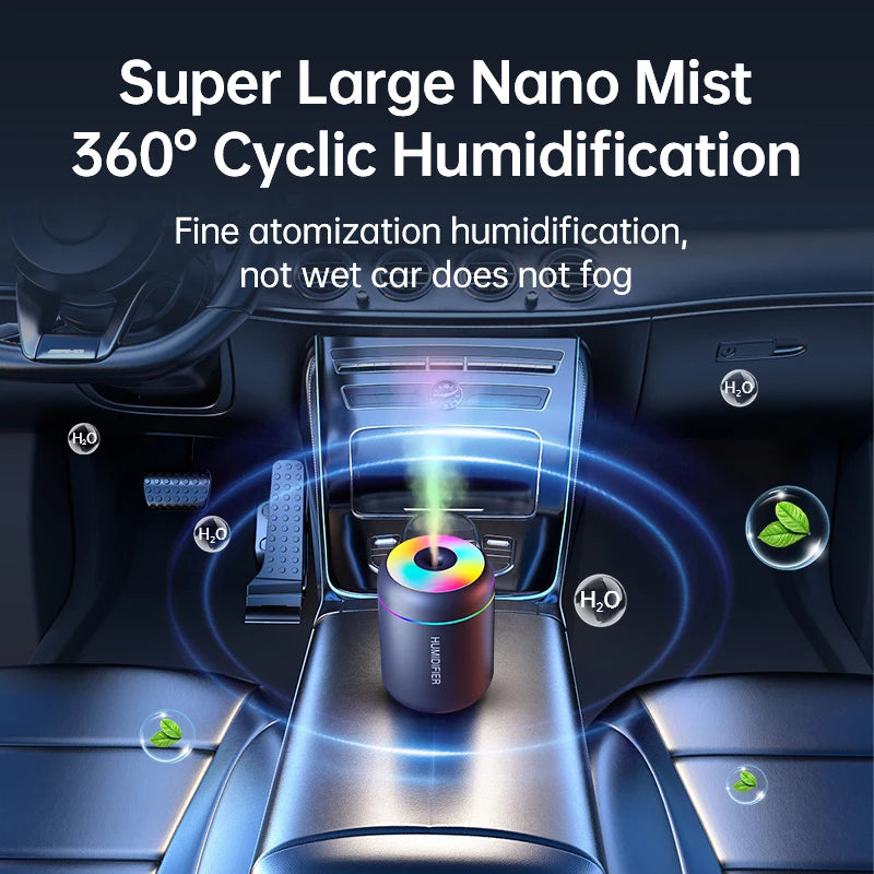 GlowRing Car Aroma Diffuser and Humidifier