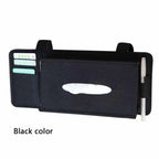 Car Visor Tissue Holder with Card and Pen Slots