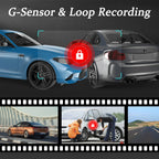 Dual Lens FHD Dash Cam Cabin View Night Vision Recorder