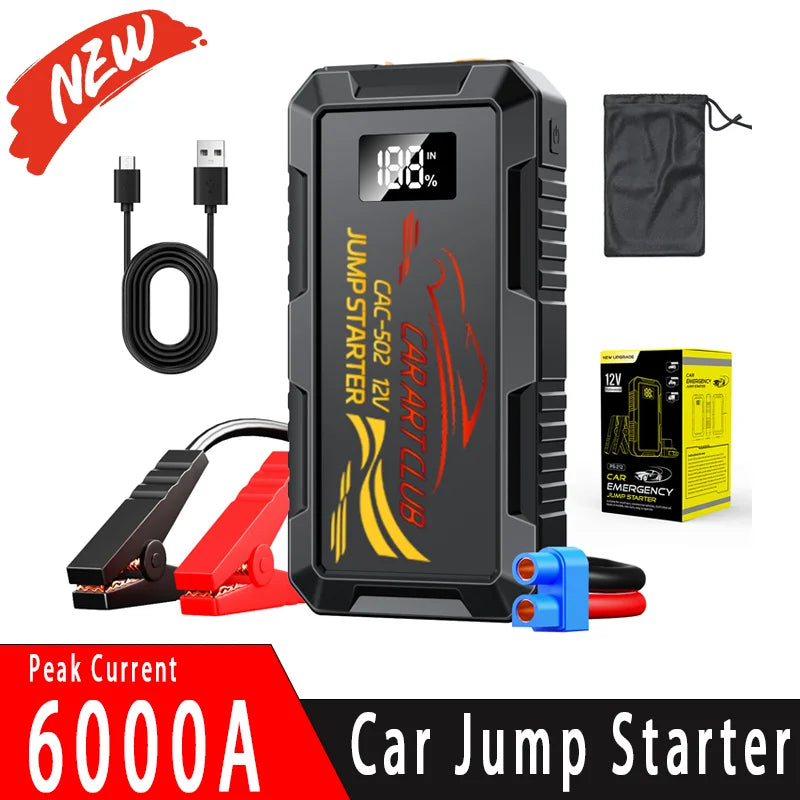 Ultra-Power Emergency Car Jump Starter & Portable Power Bank
