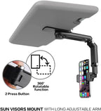 Sun Visor Phone Mount with Adjustable Arm
