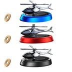 Solar-Powered Rotating Helicopter Car Aroma Diffuser