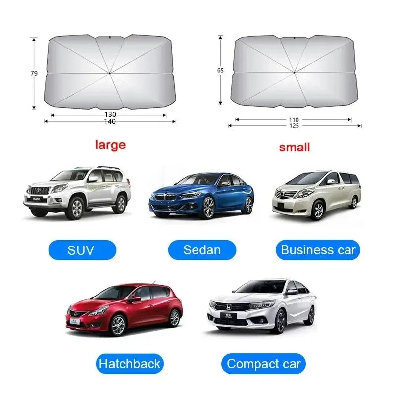 Windshield Sunshade Umbrella Folding Parasol