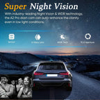 Dual Lens FHD Dash Cam Cabin View Night Vision Recorder