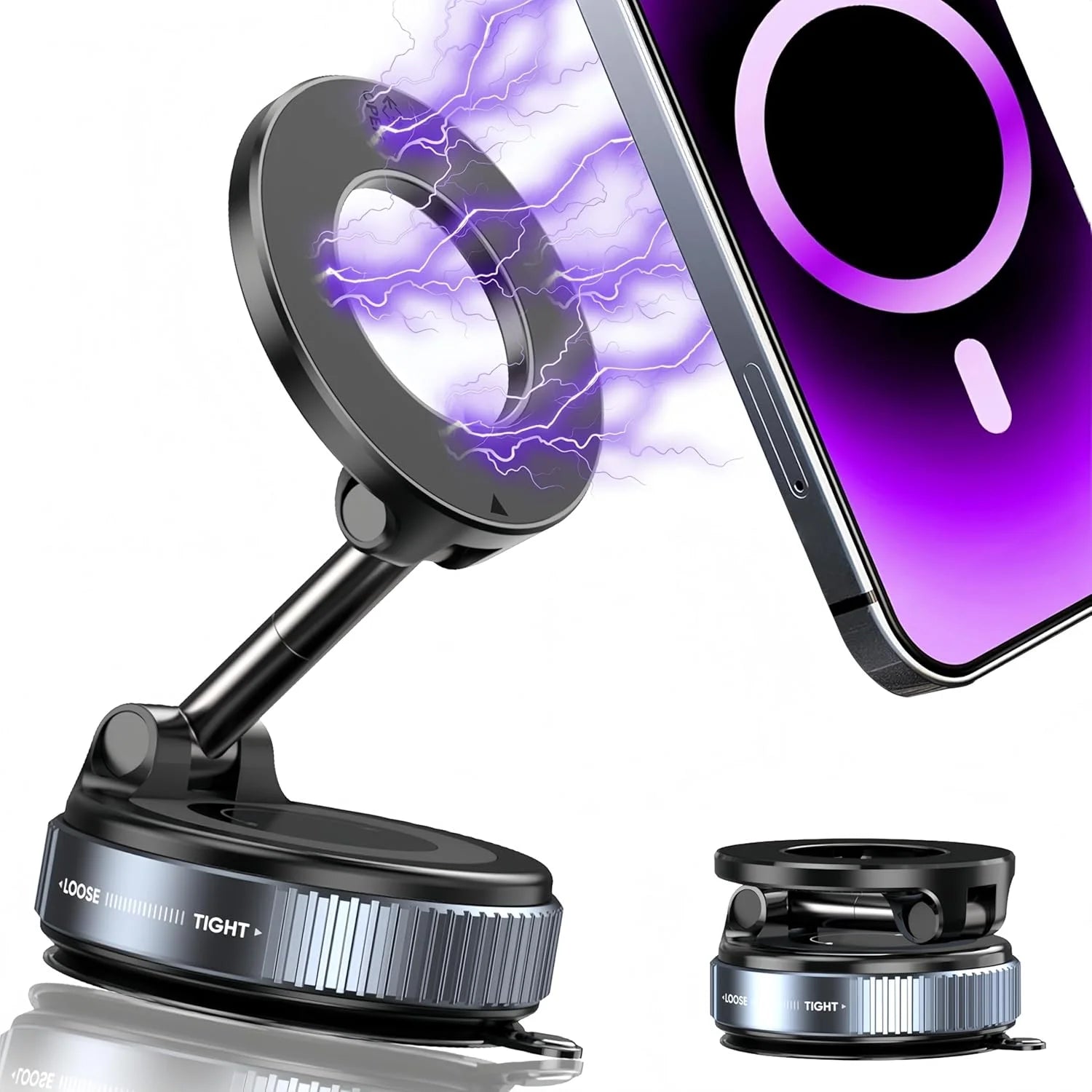 Vacuum Suction Magnetic Phone Mount