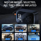 Cordless Tire Inflator with Digital Gauge & Auto Shutoff