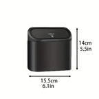 Leakproof Car Trash Can with Lid + Refill Bags