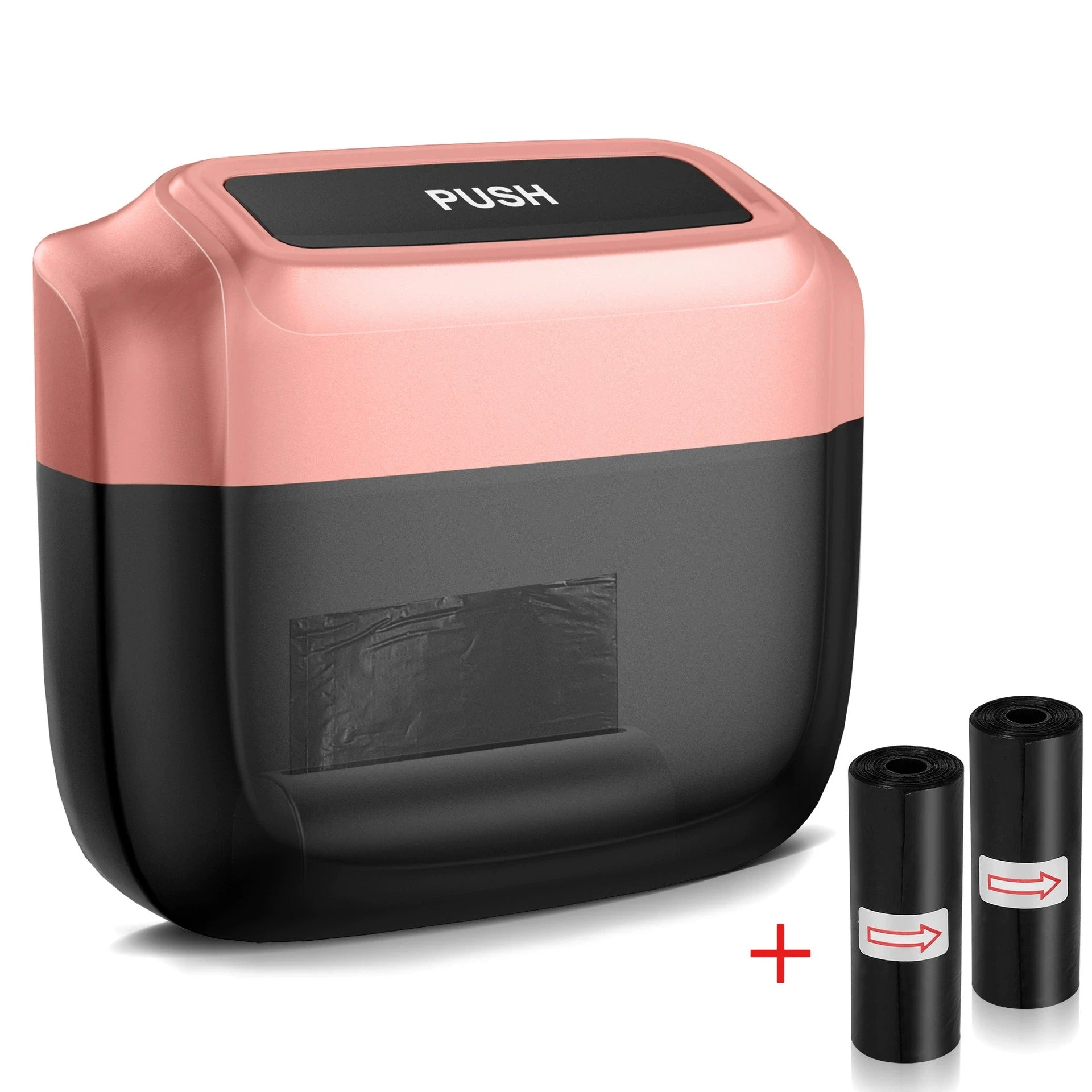 Mini Car Trash Can with Press-Open Lid