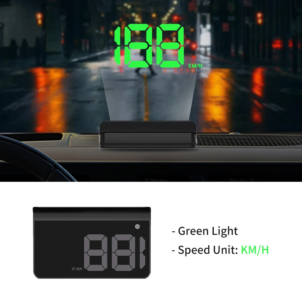 Universal GPS HUD Speedometer with Auto Brightness
