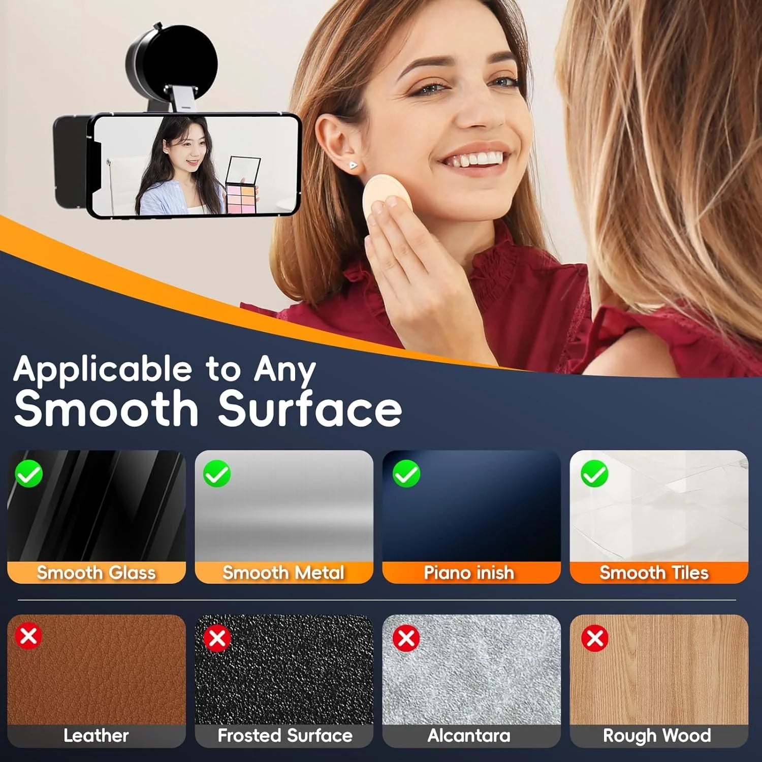 Vacuum Suction Magnetic Phone Mount