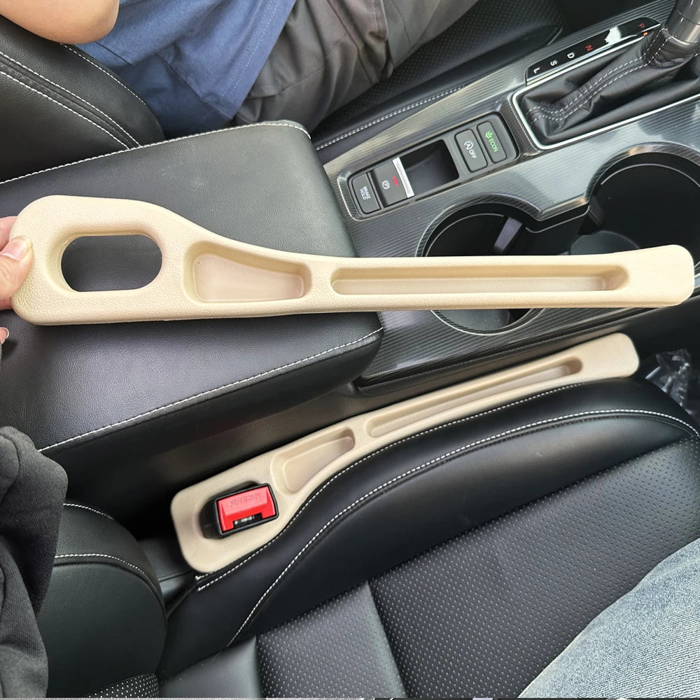 Car Seat Gap Filler Stop Drops with Side Storage