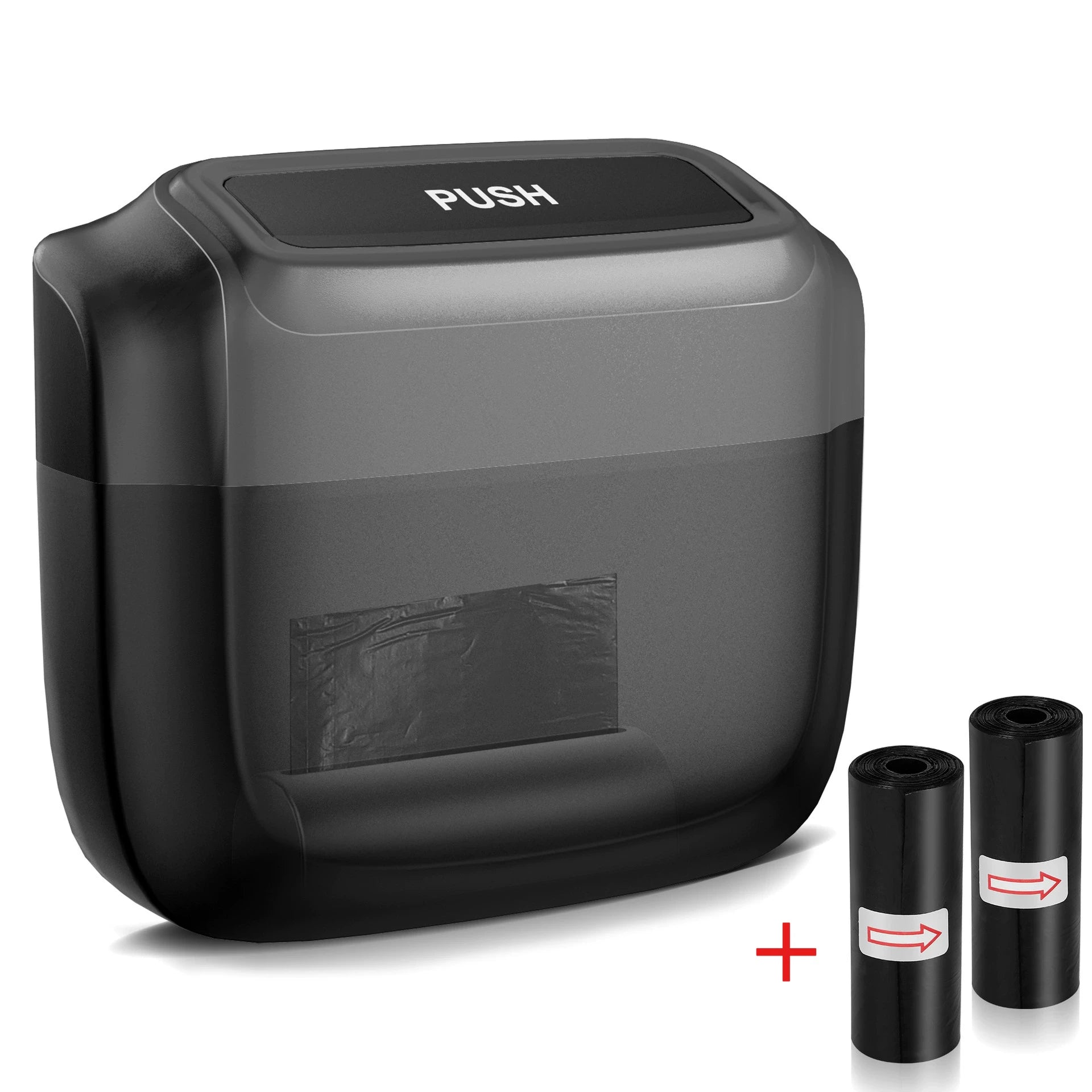 Mini Car Trash Can with Press-Open Lid