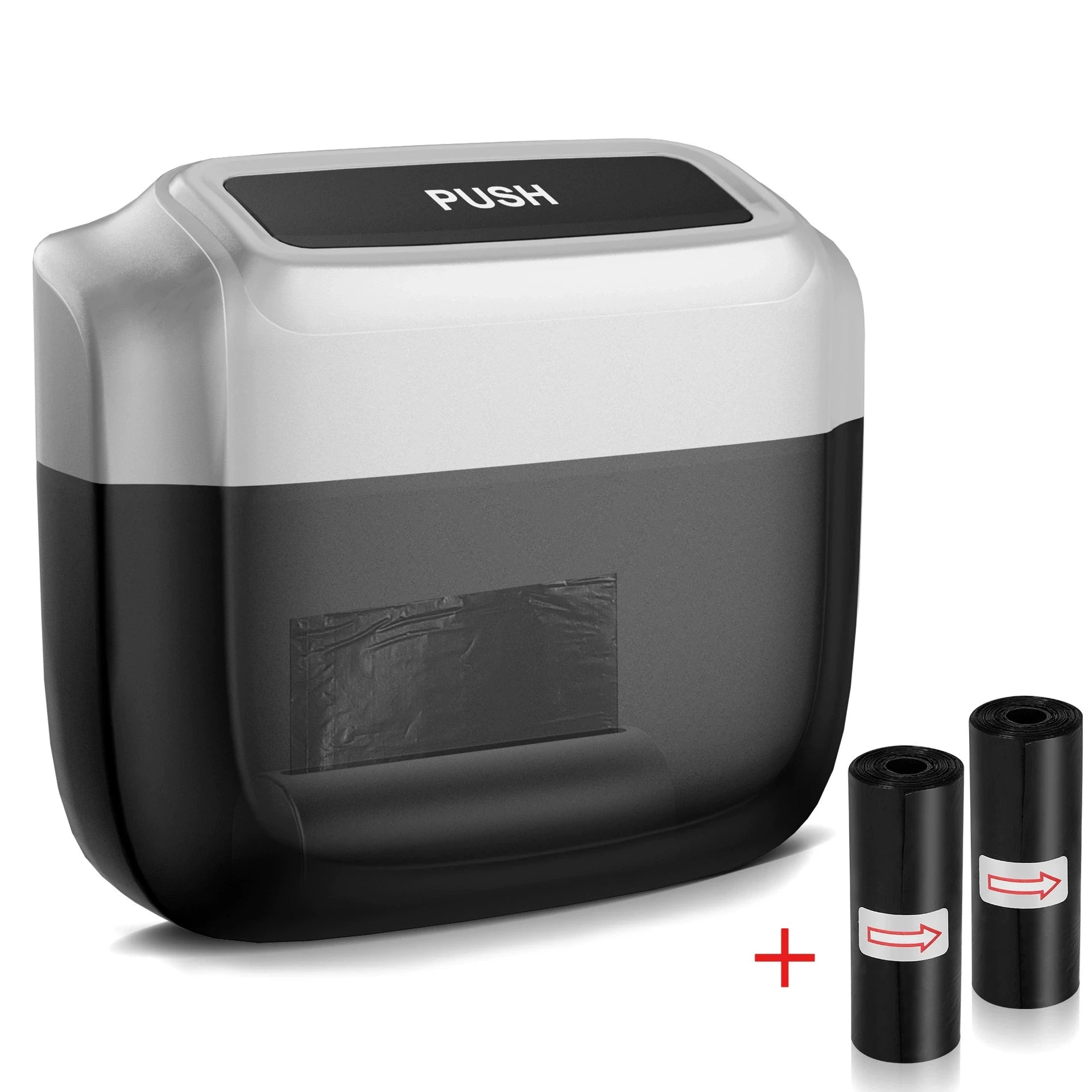 Mini Car Trash Can with Press-Open Lid