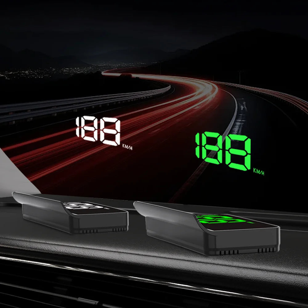Universal GPS HUD Speedometer with Auto Brightness
