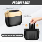 Mini Car Trash Can with Press-Open Lid
