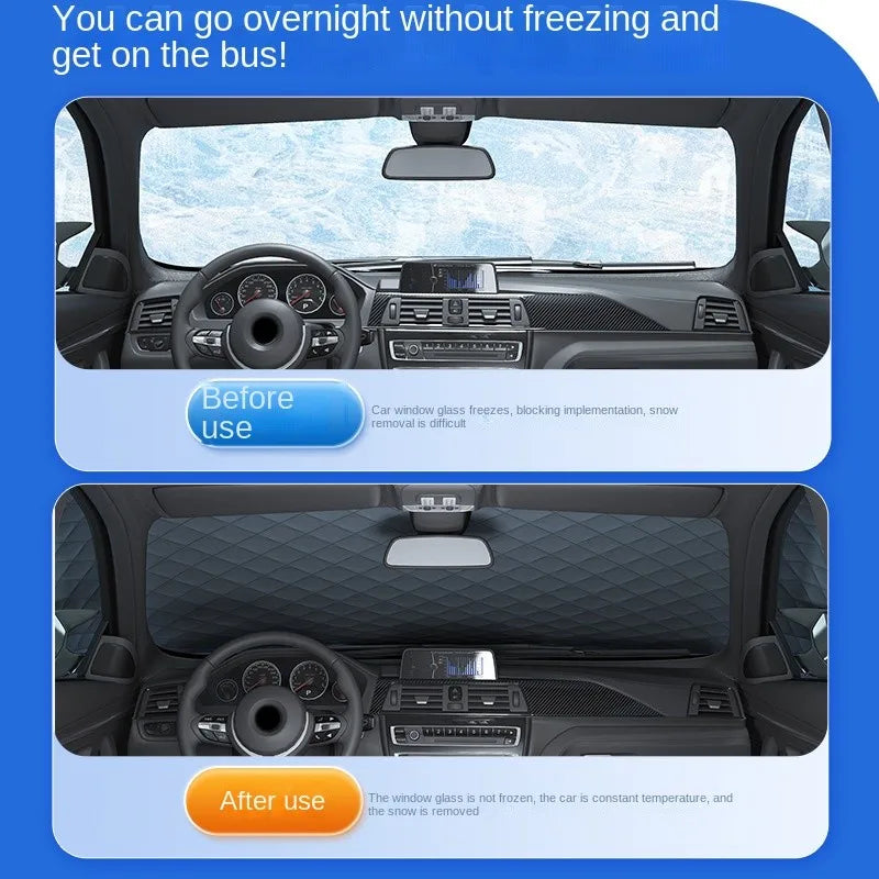 All-Season Magnetic Windshield Snow & Sun Cover